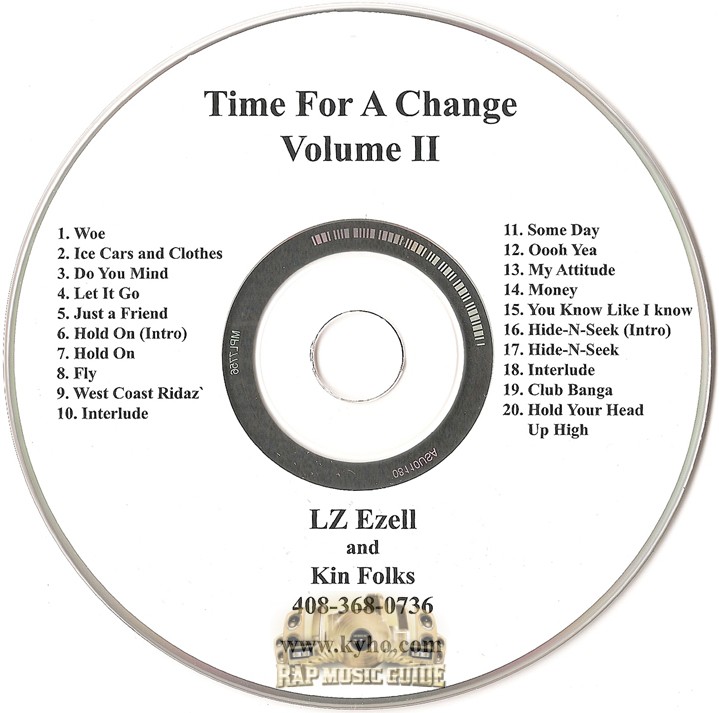 LZ & Ezell and Kin Folks - Time For A Change Volume II: CD | Rap